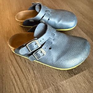 Kids Navy Birki Birkenstock Clog